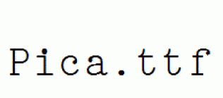 Pica.ttf