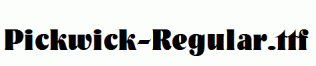 Pickwick-Regular.ttf