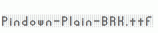 Pindown-Plain-BRK.ttf