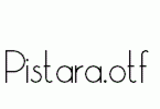 Pistara.otf
