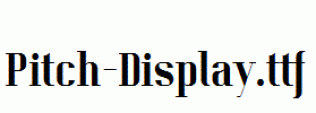Pitch-Display.ttf