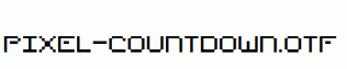 Pixel-Countdown.otf
