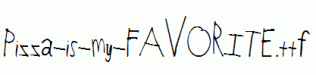 Pizza-is-my-FAVORITE.ttf