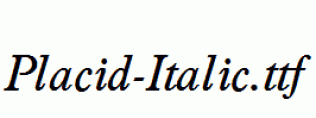 Placid-Italic.ttf