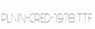 Plain-Cred-1978.ttf