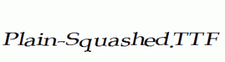 Plain-Squashed.ttf