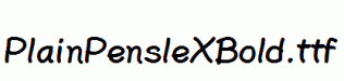 PlainPensleXBold.ttf