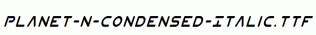 Planet-N-Condensed-Italic.ttf