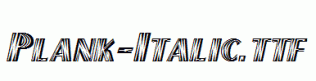 Plank-Italic.ttf
