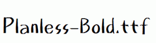 Planless-Bold.ttf
