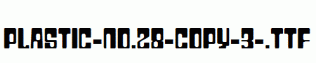 Plastic-No.28-copy-3-.ttf