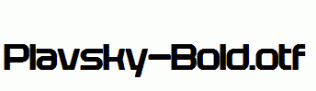 Plavsky-Bold.otf