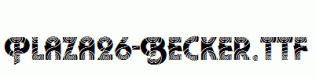 Plaza26-Becker.ttf