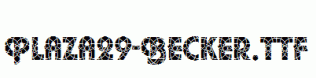 Plaza29-Becker.ttf