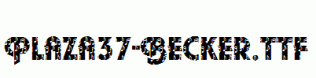 Plaza37-Becker.ttf