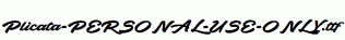 Plicata-PERSONAL-USE-ONLY.ttf