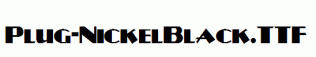 Plug-NickelBlack.ttf