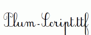 Plum-Script.ttf