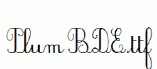 PlumBDE.ttf