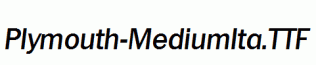 Plymouth-MediumIta.ttf