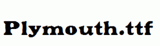Plymouth.ttf