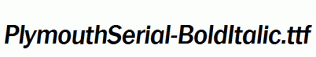 PlymouthSerial-BoldItalic.ttf