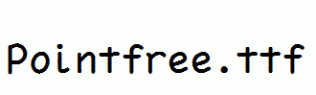 Pointfree.ttf