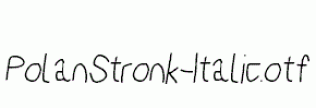 PolanStronk-Italic.otf