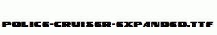 Police-Cruiser-Expanded.ttf