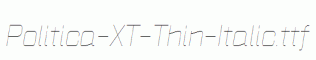 Politica-XT-Thin-Italic.ttf