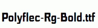 Polyflec-Rg-Bold.ttf