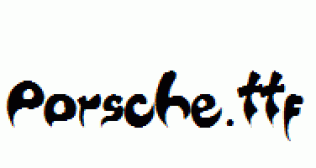 Porsche.ttf