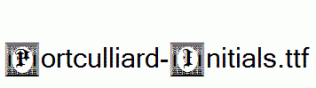 Portculliard-Initials.ttf