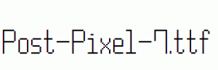 Post-Pixel-7.ttf