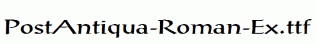 PostAntiqua-Roman-Ex.ttf
