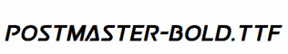 Postmaster-Bold.ttf