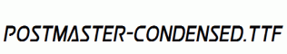 Postmaster-Condensed.ttf
