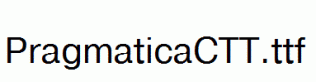 PragmaticaCTT.ttf