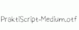PraktiScript-Medium.otf