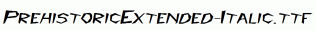 PrehistoricExtended-Italic.ttf