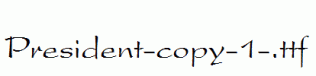President-copy-1-.ttf