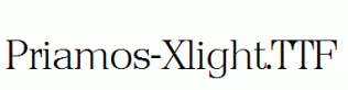 Priamos-Xlight.ttf