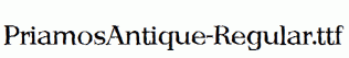 PriamosAntique-Regular.ttf