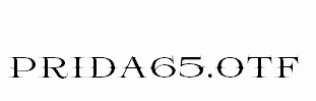Prida65.otf