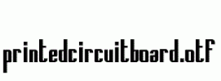 PrintedCircuitBoard.otf