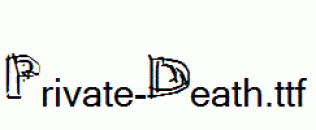 Private-Death.ttf