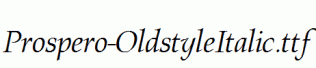 Prospero-OldstyleItalic.ttf