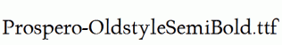 Prospero-OldstyleSemiBold.ttf