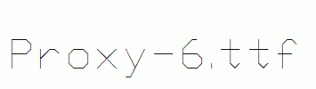 Proxy-6.ttf