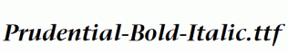 Prudential-Bold-Italic.ttf